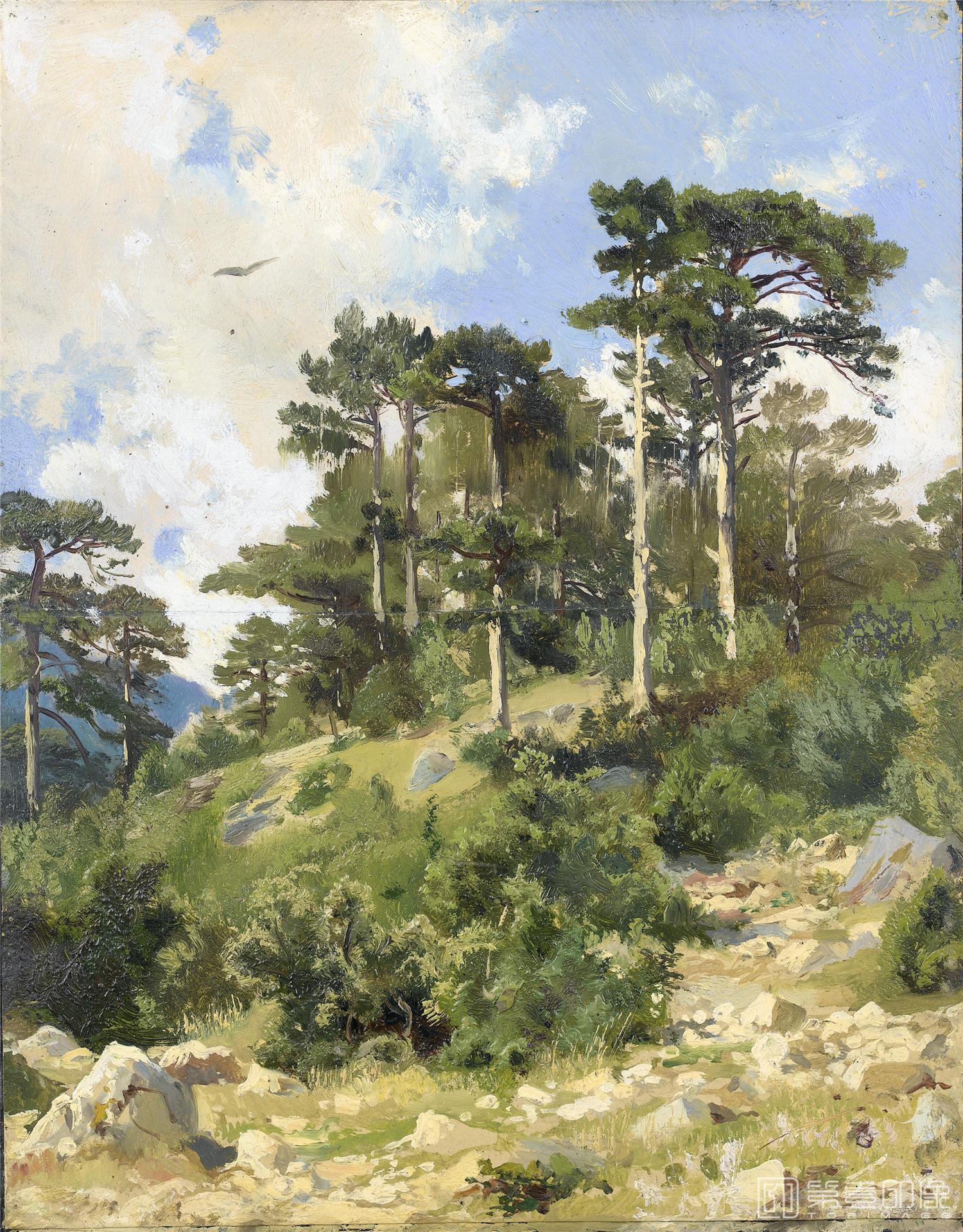 油画-伊凡·伊凡诺维奇·希施金 Ivan Shishkin作品集-71